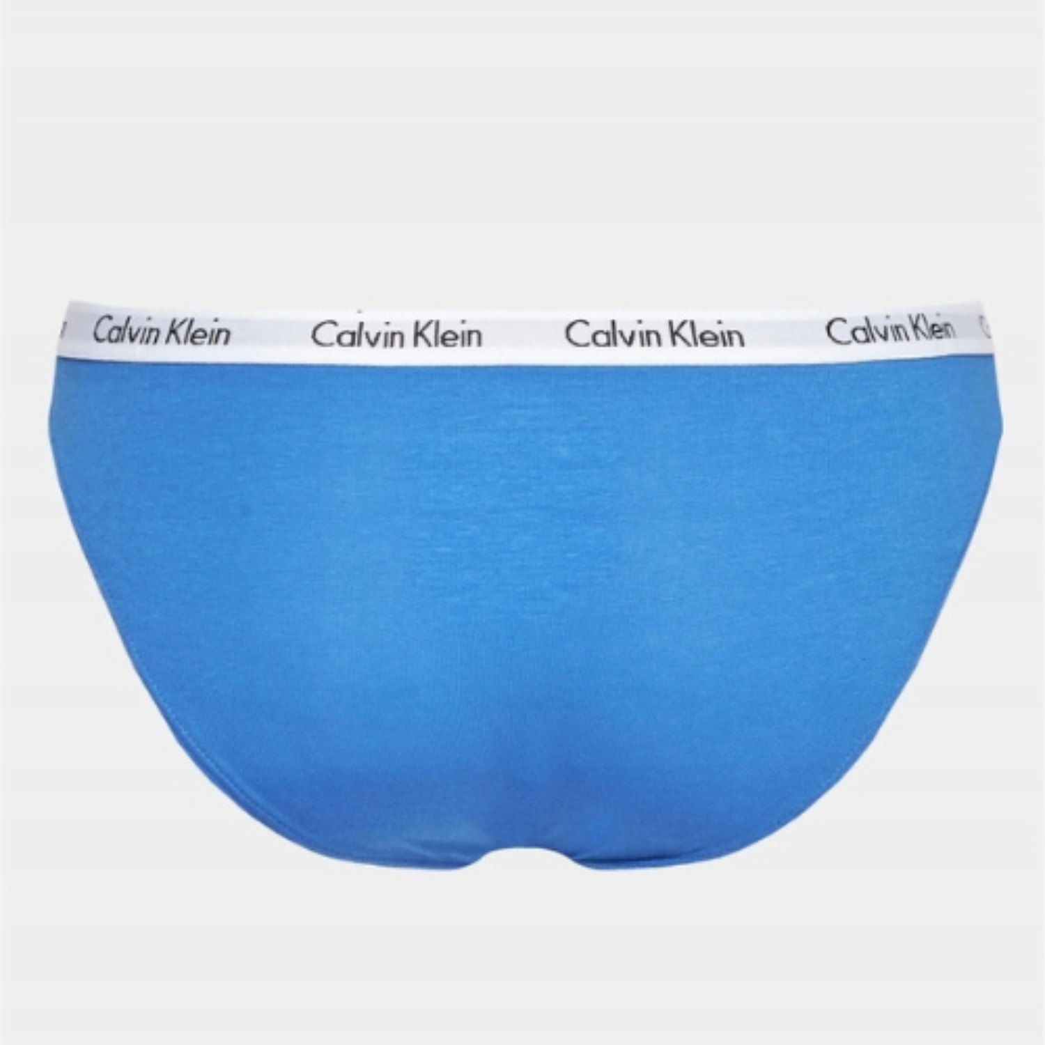 Calvin Klein Damen Slip S – Blau, Logo-Bund (CK91-0Z8A6J)