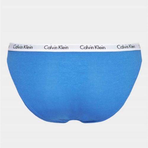 Calvin Klein Damen Slip S – Blau, Logo-Bund (CK91-0Z8A6J) – Unterwäsche bei Handelskontor