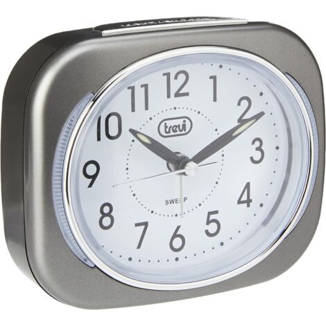 Trevi SL 3040 Analog-Wecker – leise, LED-Licht, Weiß | Geprüfte B-Ware