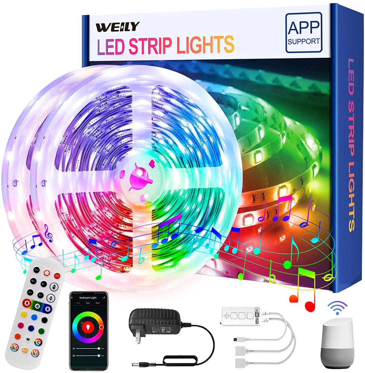 WEILY LED-Schminkspiegel mit 5-facher Vergrößerung – Weiß | Geprüfte B-Ware