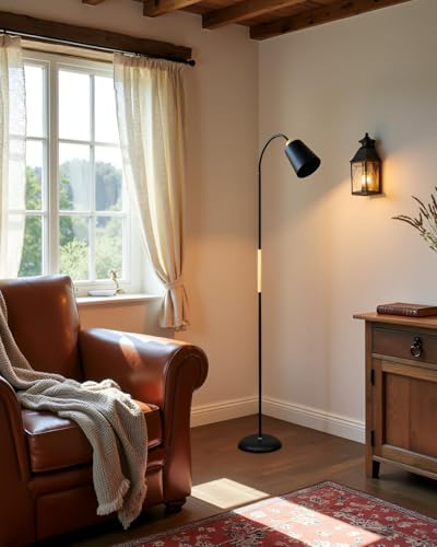 BEL AIR HOME SWEDEN Stehlampe E27, 150 cm – Schwarz | Geprüfte B-Ware