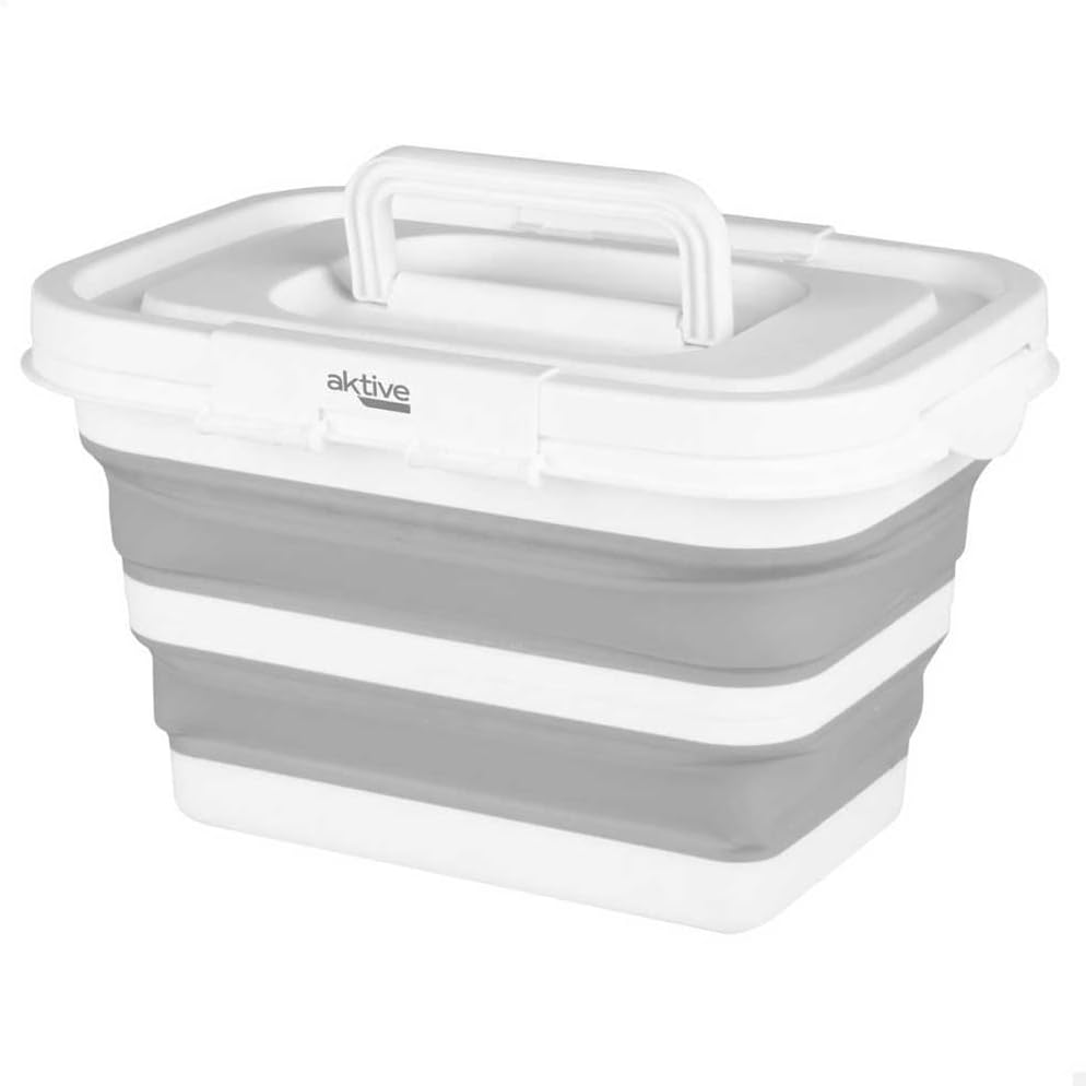 AKTIVE faltbarer Aufbewahrungskorb 7 l, 34 × 25 × 20 cm | Geprüfte B-Ware