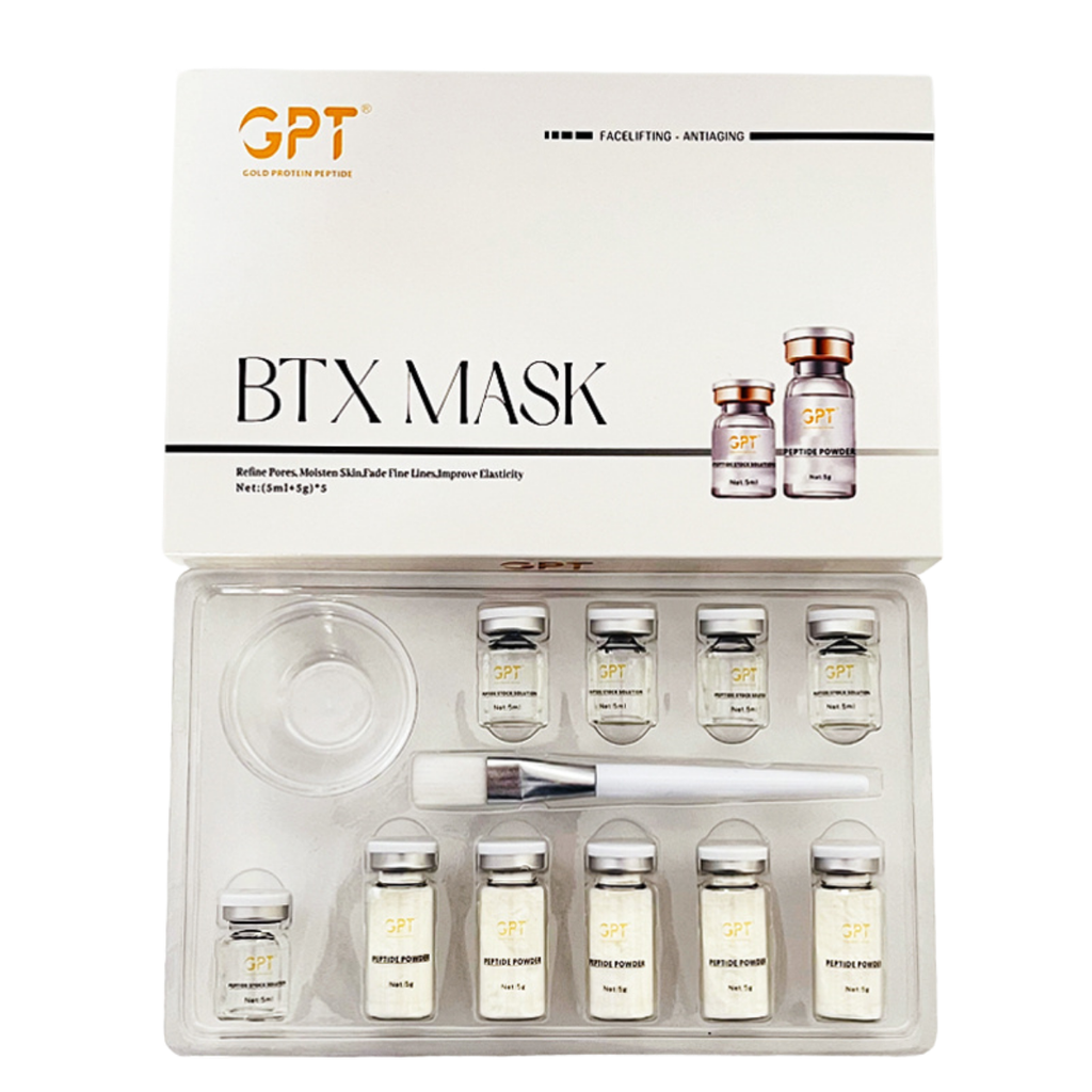 Koreanische Peptid-Enzym Gesichtsmaske – Hexapeptid-8, 5×