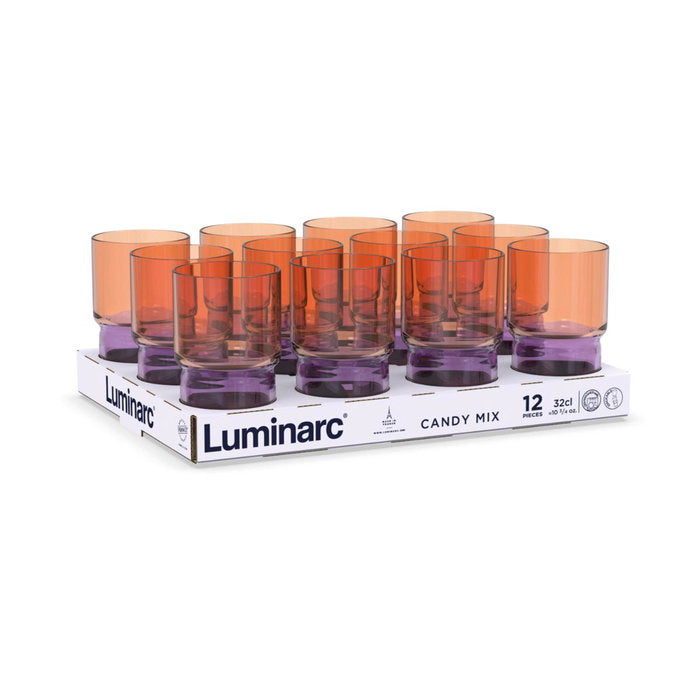 Luminarc Candy Mix Trinkgläser 32 cl – 6er-Set | Geprüfte B-Ware