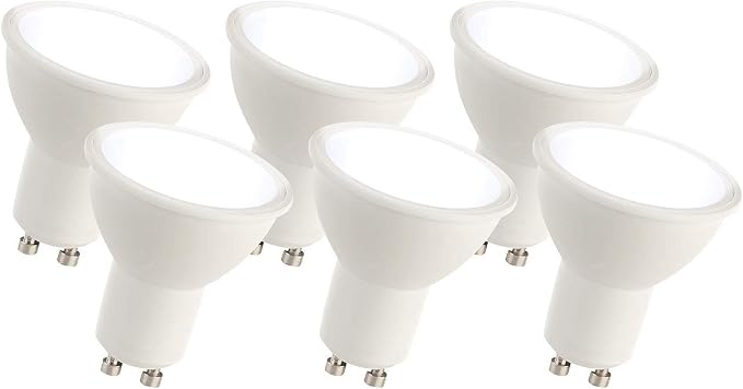 M Ledme GU10 LED-Lampen 7 W, 580 lm, 4000 K – 6er-Pack