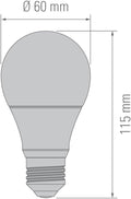 CristalRecord LED-Lampe E27 11 W mit Dämmerungssensor | Geprüfte B-Ware