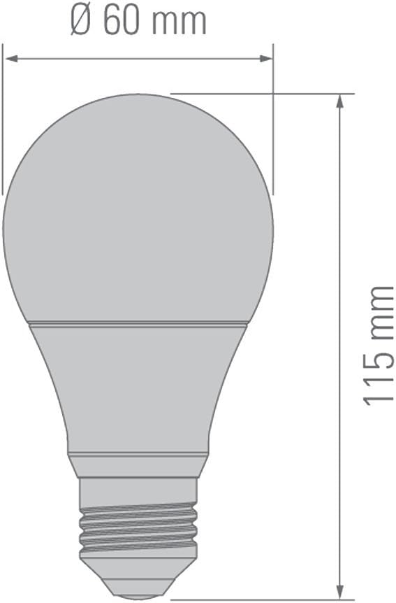 CristalRecord LED-Lampe E27 11 W mit Dämmerungssensor | Geprüfte B-Ware