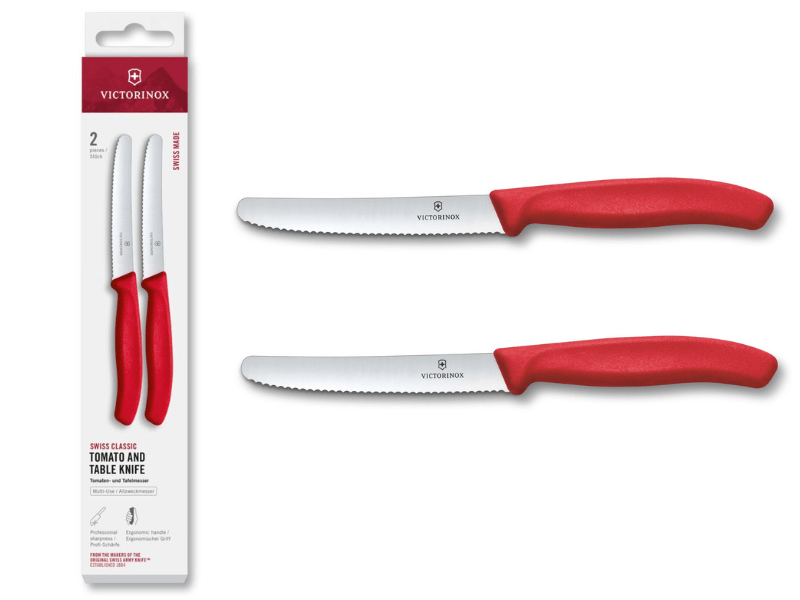 Victorinox Swiss Classic Gemüsemesser 2-teilig Rot
