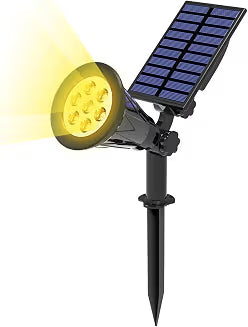 T-SUN Solarstrahler mit 7 LEDs, IP-Schutz, 3000 K – schwenkbar