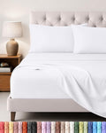 Utopia Bedding Bettwäsche-Set, 4-teilig, 150 × 200 cm – Weiß