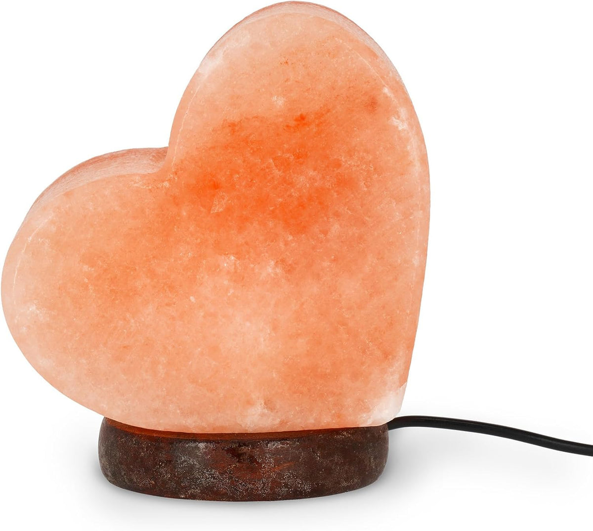 Legami Herz-Salzlampe aus Himalayasalz – warmweiß | Geprüfte B-Ware