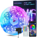 HOVVIDA RGB-LED-Streifen 10 m, 24 V – App und Fernbedienung | Geprüfte B-Ware