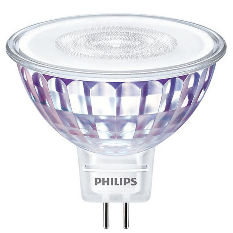 Philips LED Classic GU5.3 Lampe, 50 W, Reflektor, silber, warmweiß | Geprüfte B-Ware