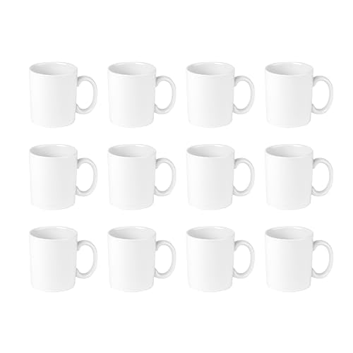 Olympia Athena Kaffeebecher 280ml, 12er-Set � Wei�es Porzellan,… – Haushalt & Küche bei Handelskontor