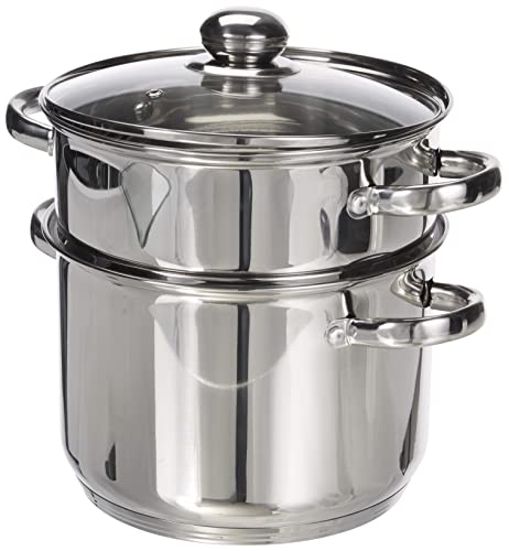 Kamberg Couscoussier 3-in-1, 22 cm, 6 Liter, Edelstahl