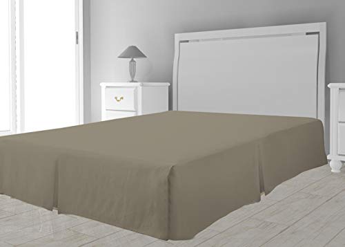 Soleil d Ocre Lattenrostbezug Mikrofaser, Taupe, 140x190 cm