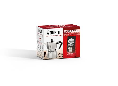 Bialetti Moka Perfetto Espressokocher, Aluminium, 6 Tassen