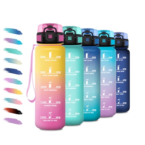 Bouteille d'eau Enfant 500ml, Gourde Motivation avec Marqueur de… – Haushalt & Küche bei Handelskontor