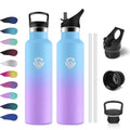 Botella Agua 750ml, Cantimplora Acero Inoxidable con Aislamiento… – Haushalt & Küche bei Handelskontor