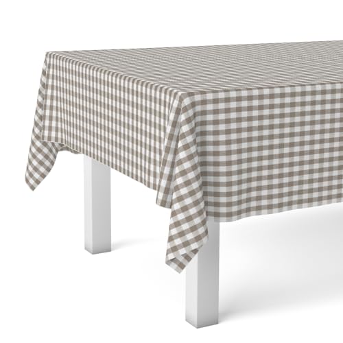 Martina Home Mantel Hule Vichy Taupe 180X140 – Haushalt & Küche bei Handelskontor