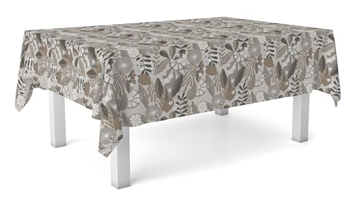Martina Home Mantel Hule Mandarina Marron 200X140