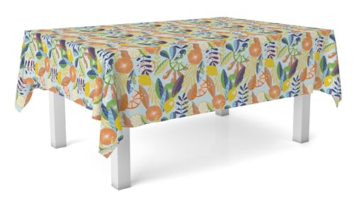 Martina Home Mantel Hule Mandarina Naranja 200X140