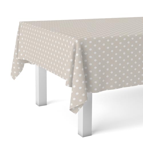 Martina Home Mantel Hule MOTAS Beige 200X140 – Haushalt & Küche bei Handelskontor