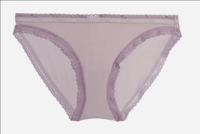 Calvin Klein Damen Slip mit Spitze – Rosa (S) | CK94-0Z8C6B