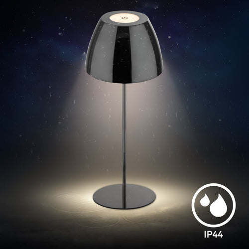 BRILONER LED Tischlampe kabellos IP44 Touch dimmbar