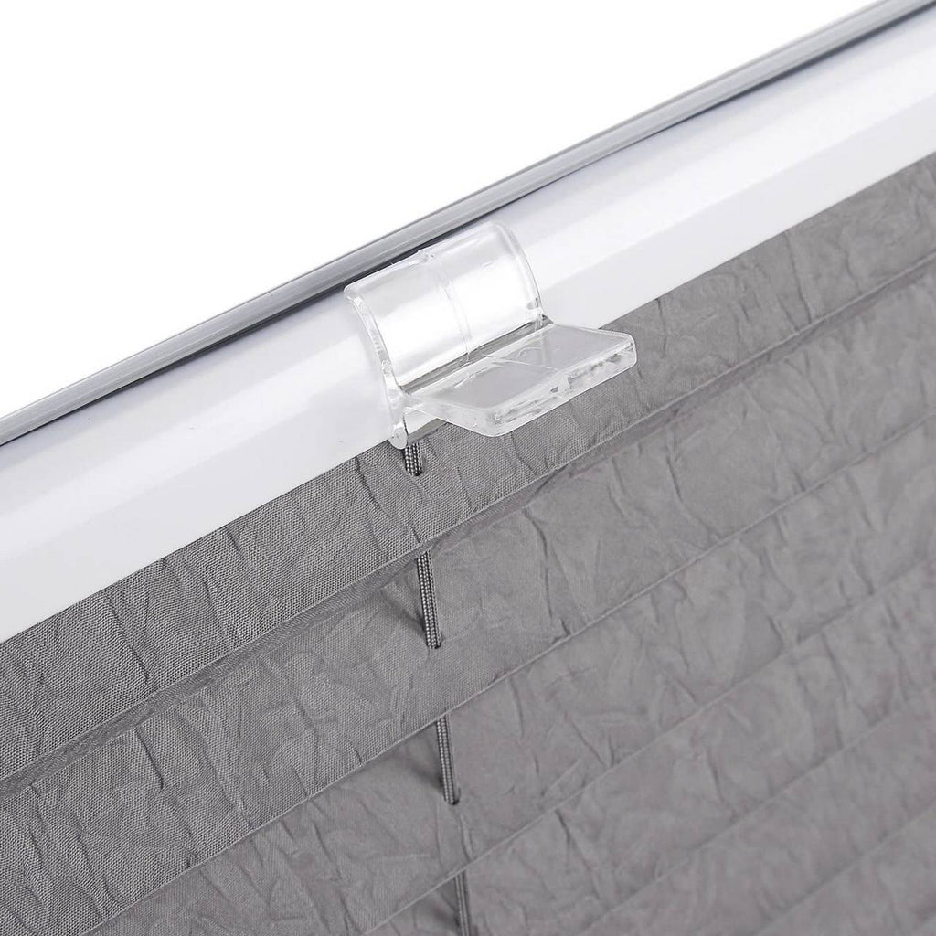 plissee ohne bohren easyfix – bediengriff mittig grau