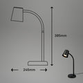BRILONER Schreibtischlampe GU10 Schwarz