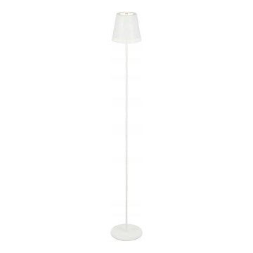 BRILONER kabellose LED-Stehlampe IP44 Weiß