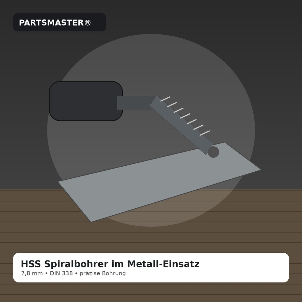 HSS Spiralbohrer 7,8 mm Lifestyle