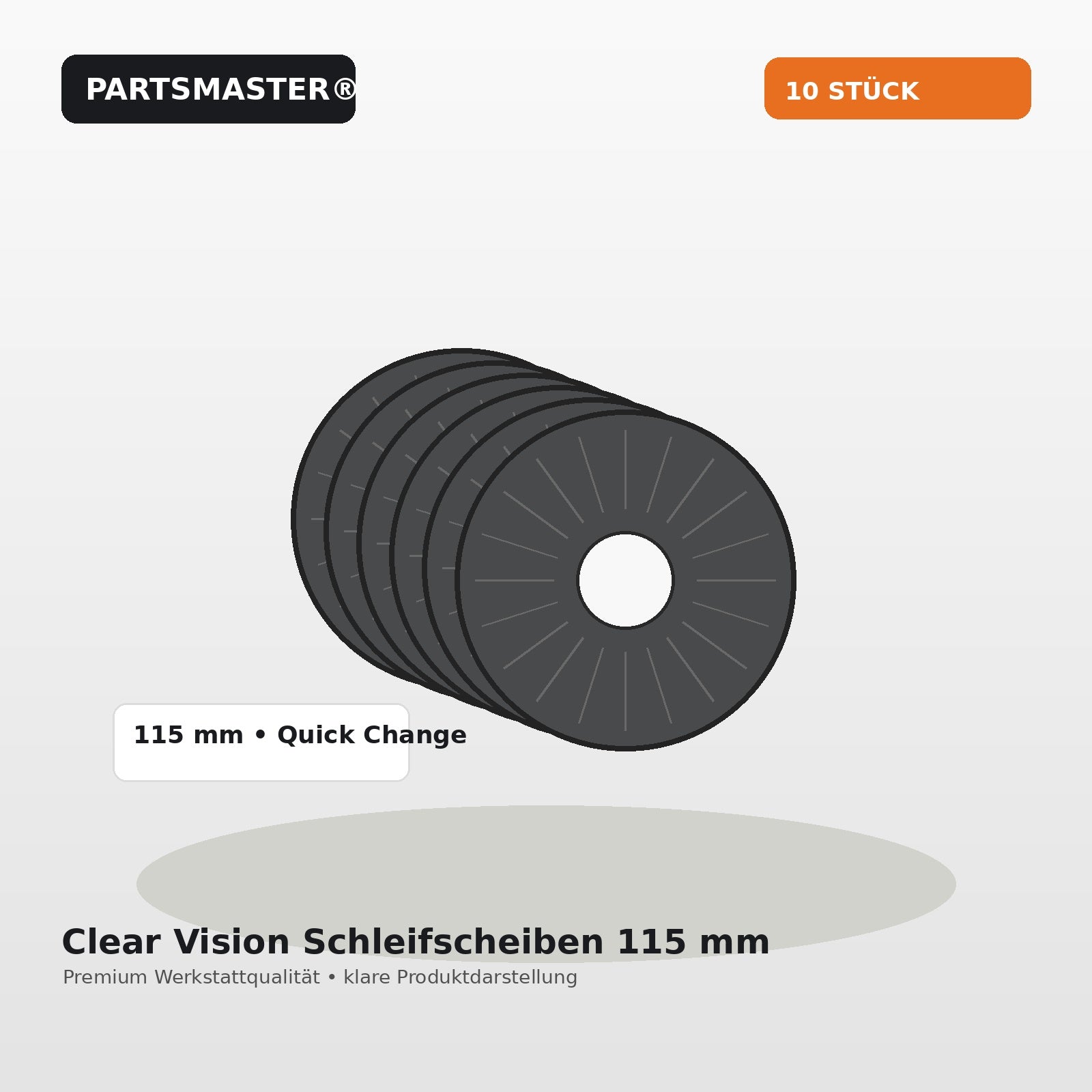 PARTSMASTER Clear Vision 115 mm 80G Hero