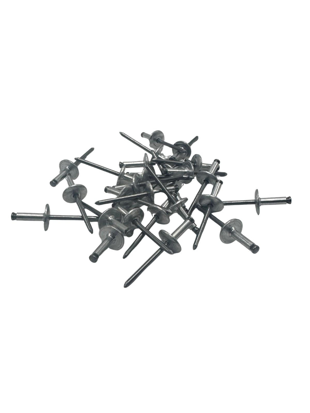 Nieten-Set 50 Stk. 34,9–41,3 mm – Alu-Hohlniete & Stahl-Blindniete, sortiert