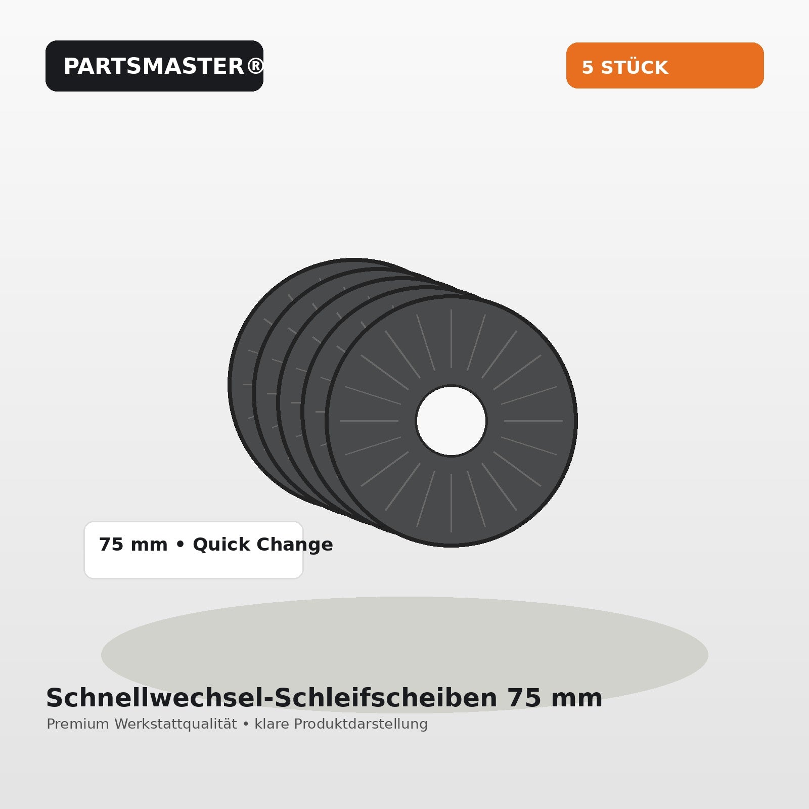 PARTSMASTER Schleifscheiben 75 mm Medium Hero